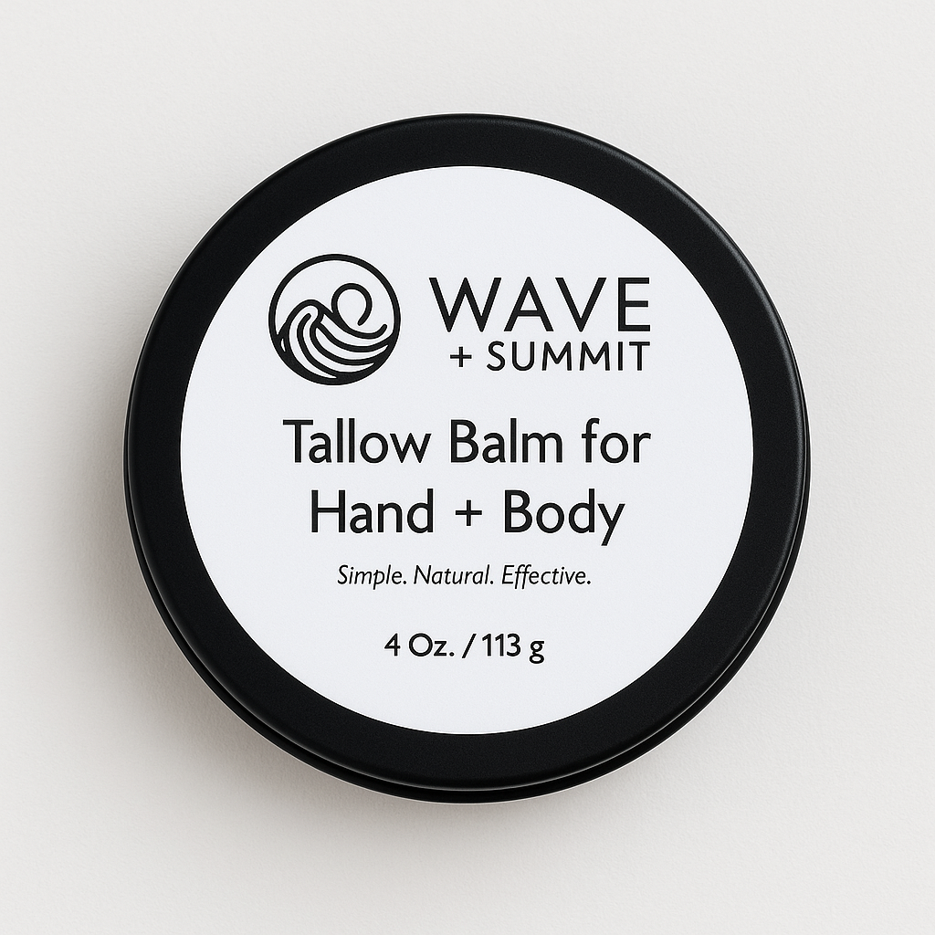 Wave + Summit 4 oz. Tallow Balm - Fragrance Free