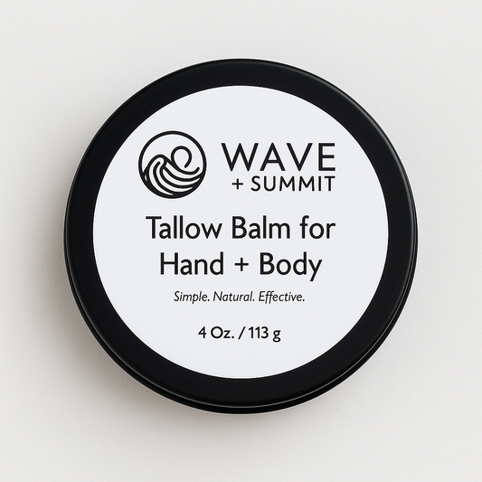 Wave + Summit 4 oz. Tallow Balm - Fragrance Free